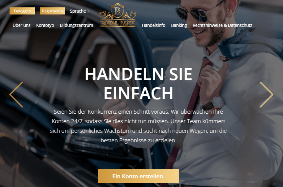 Kryptowährung Broker: RoyalCBank - Mit den Besten Zusammenarbeiten für Sicheren Handel