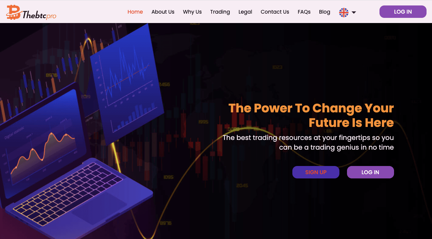 The BTC Pro trading platform