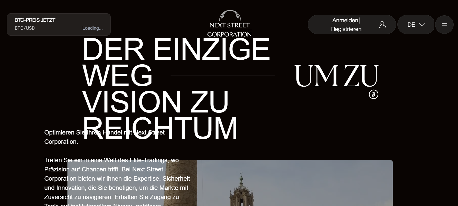 Next Street Corporation homepage